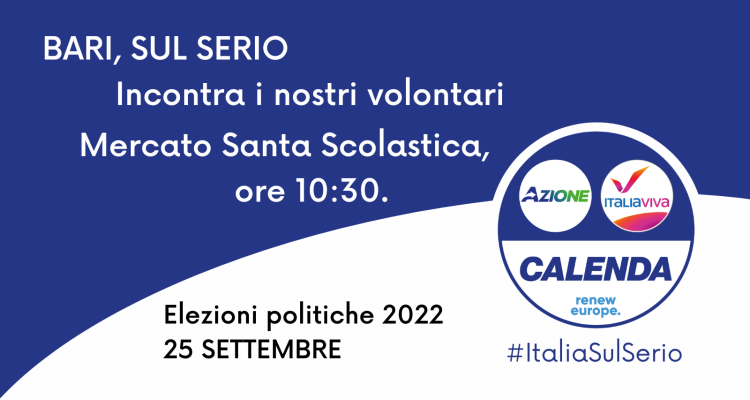Incontro con i cittadini – Mercato Santa Scolastica
