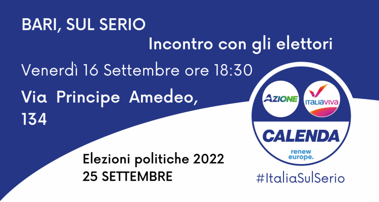 Incontro con i cittadini – Via Principe Amedeo
